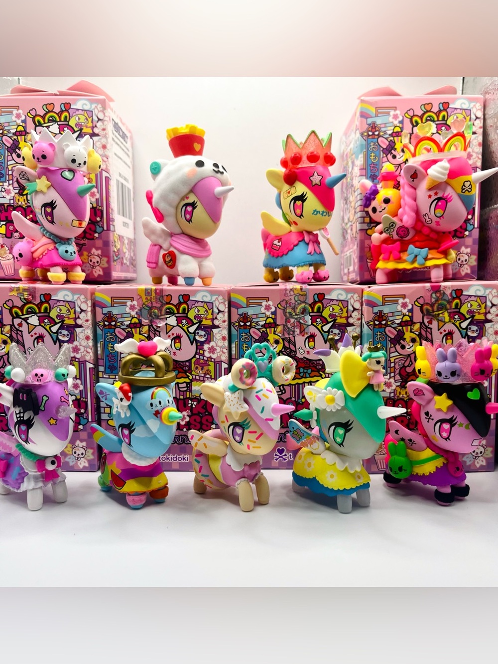 Tokidoki Harajuku Princess Unicorno Complete Set With Chaser - Picture 2 of 11